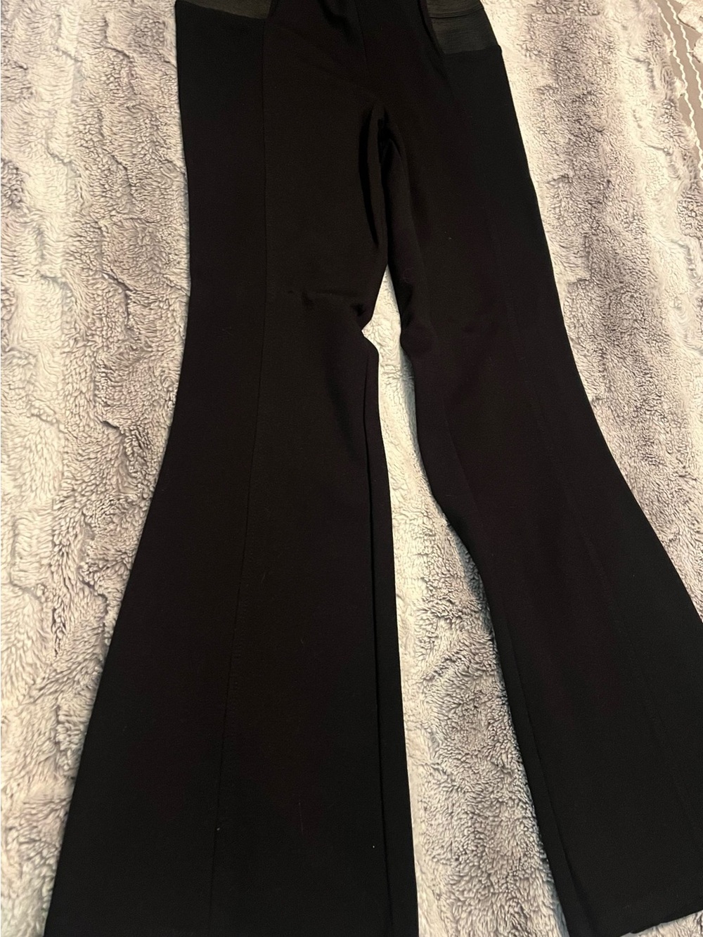 iris Black Boot-Cut Flare Pants